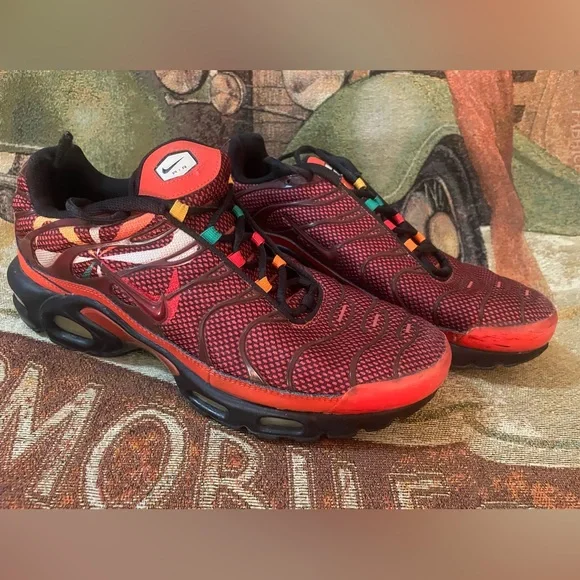 NIKE Air Max Plus Tn Sunburst Pack Sneakers Size 10 - Picture 6 of 10